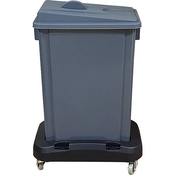 Wertstoffsammler mit Fahrwagen Deckel grau 60 Liter. Probbax S.A.R.L. 86747549-2