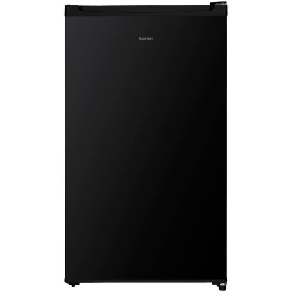 homeX Gefrierschrank, Tiefkühlschrank klein - 60L Nutzinhalt, 4-Sterne Gefrieren, Freezer freistehend, schwarz, FS1016-B