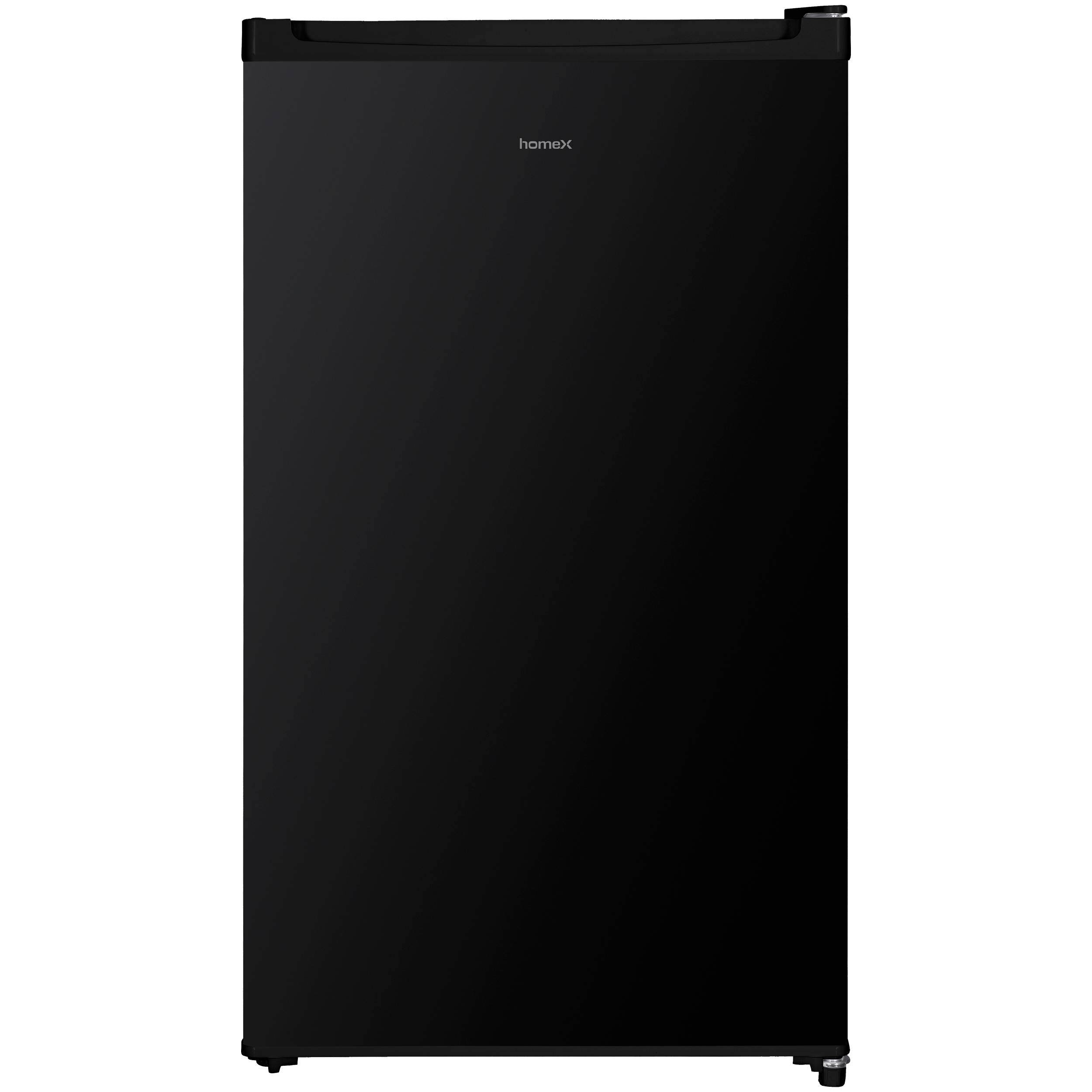 homeX Gefrierschrank, Tiefkühlschrank klein - 60L Nutzinhalt, 4-Sterne Gefrieren, Freezer freistehend, schwarz, FS1016-B-0
