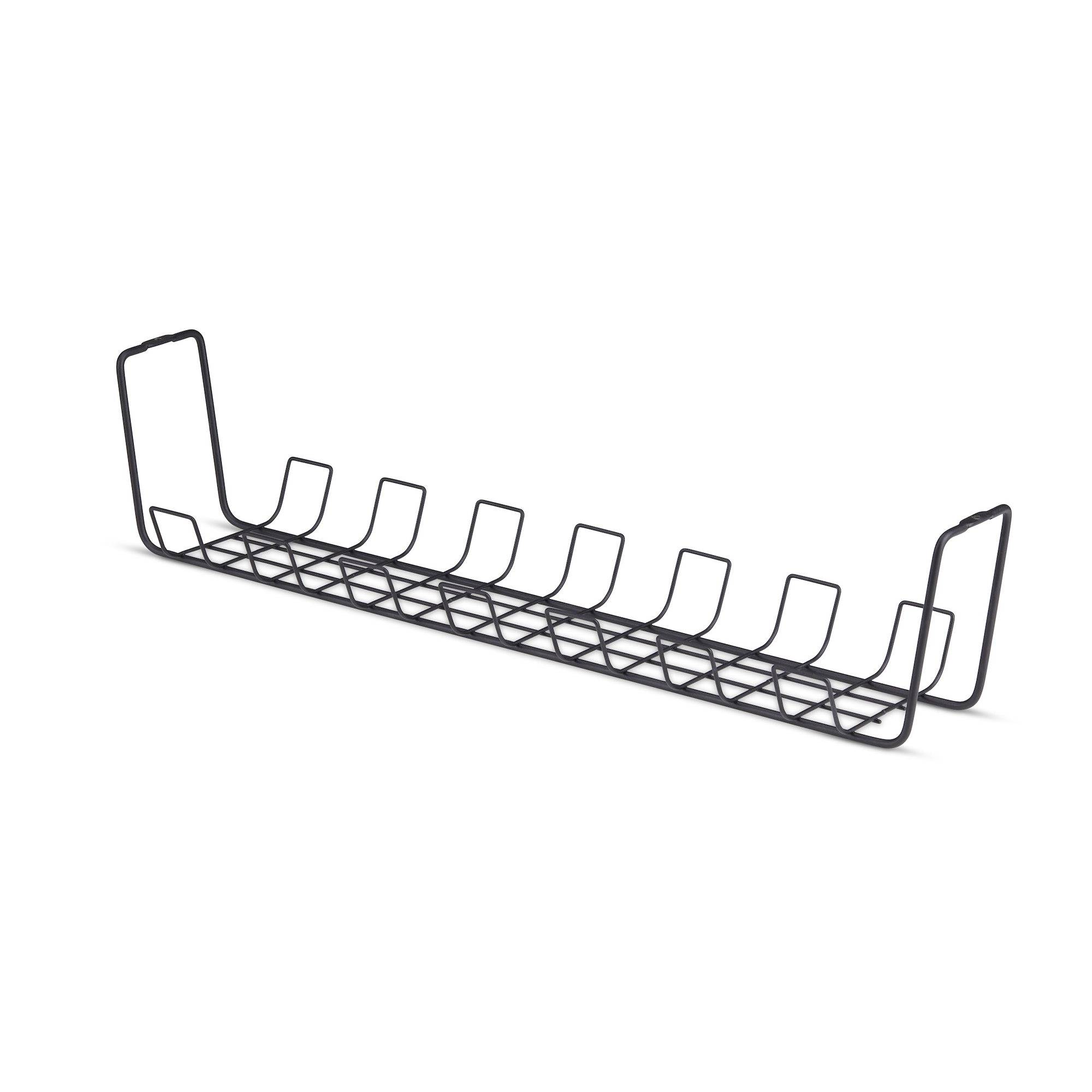 StarTech.com Kabelmanagementfach basket style power bar holder unter Tisch montierbar Schwarz 61,5 cm TAA-konform-0