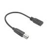 USB Type-C® female to USB-B 2.0 printer adapter cable 0.2m Kabel & Adapter
