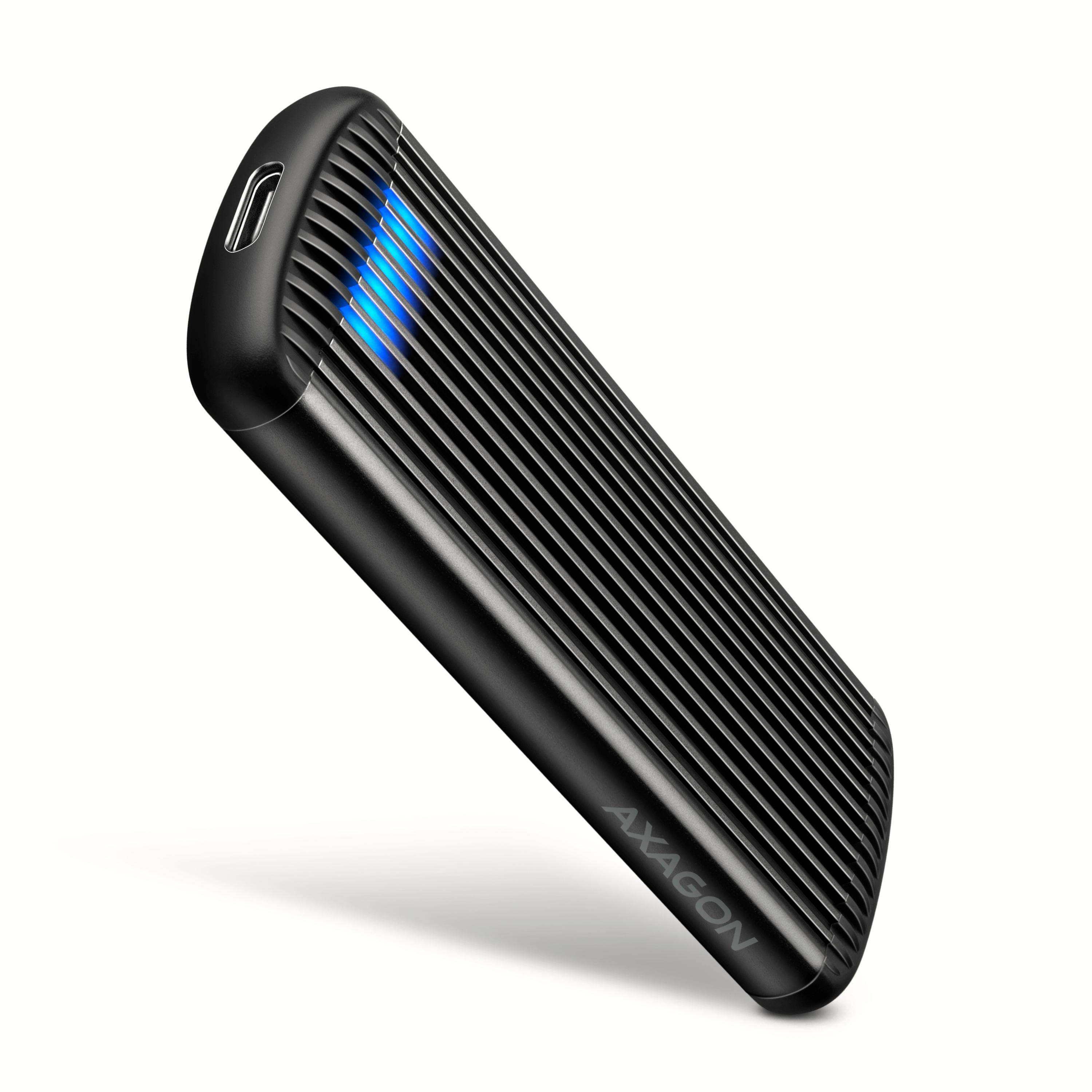 EEM2-SC Externes USB-C 10Gbps schraubenloses Metallgehäuse für M.2 NVMe SSD Fest-0