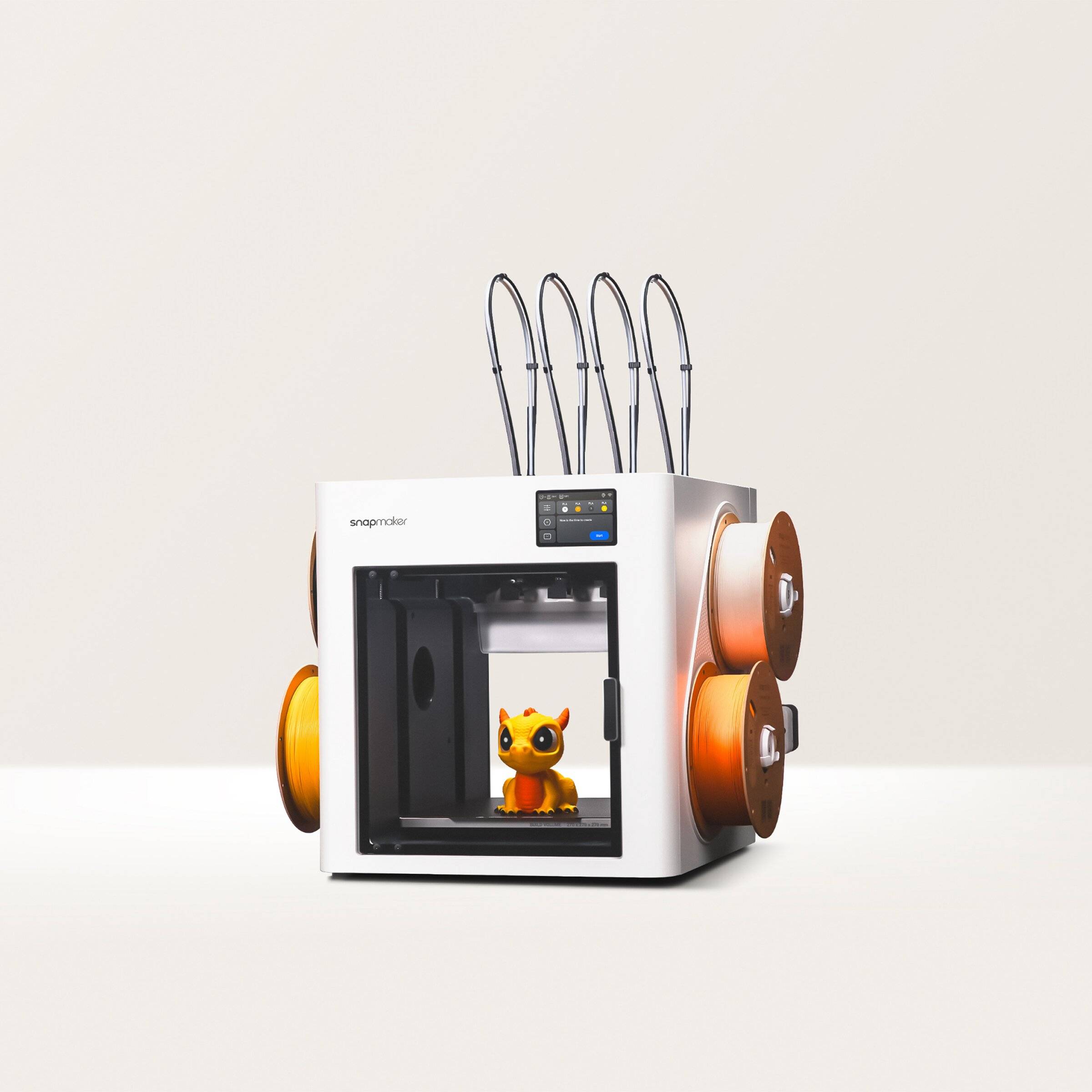 Snapmaker U1 Multicolor 3D-Drucker, 4 Toolheads, 270x270x270 mm, 500 mm/s, CoreXY-1