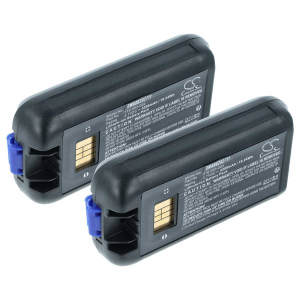 vhbw 2x Akku Ersatz für Honeywell 318-034-001 | 318-034-013, 318-034-003, 318-034-023 für Handheld Computer Scanner