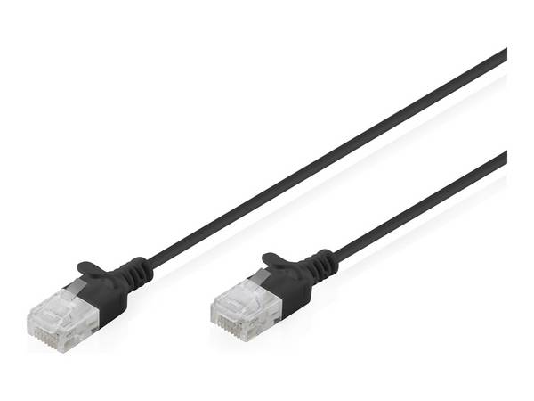 DIGITUS CAT 6 U-UTP 2m Black 10pcs Netzwerk & Smart Home Netzwerk-Zubehör Netzwerk- und DAC-Kabel