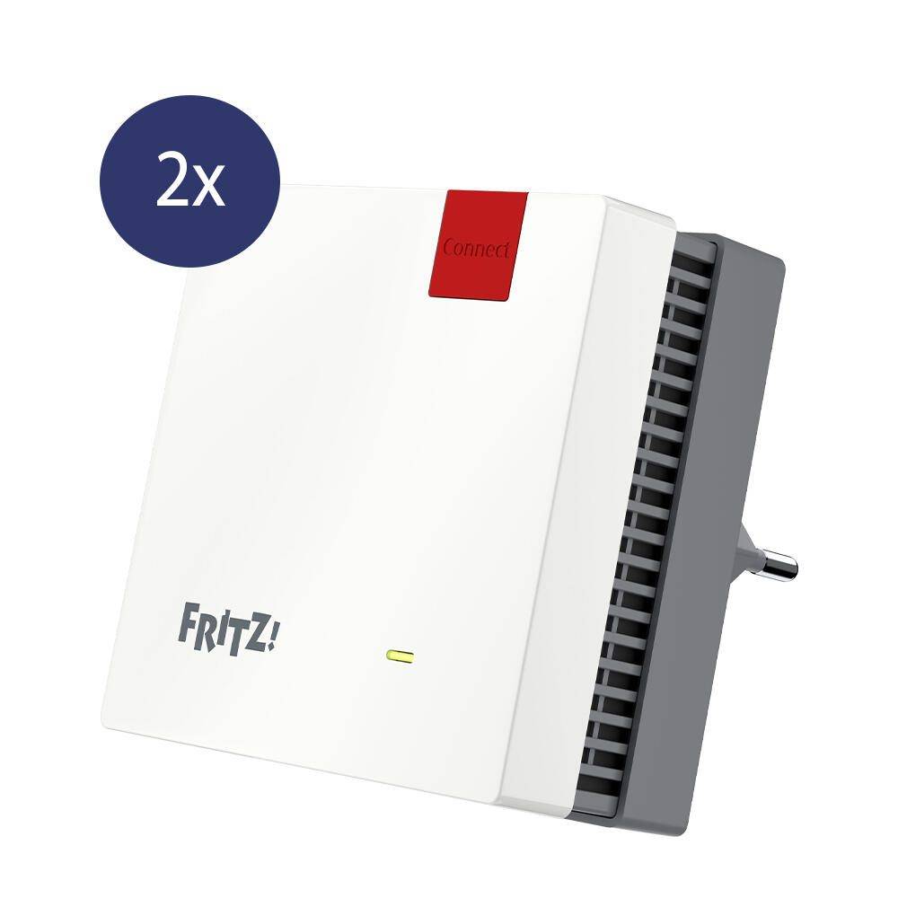 FRITZ! Repeater 1700 Wi-Fi 7 WLAN-Verstärker 2er Pack 20003134-0