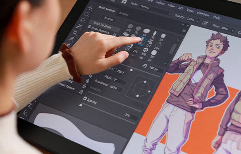 Huion Kamvas Pro 27 GT2701 Grafiktablett, 27 Zoll 4K UHD, 16384 Druckstufen, PenTech 4.0-4