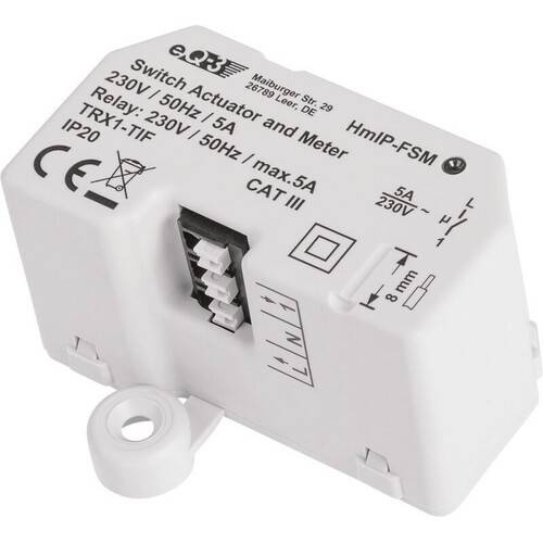 142721A0 EQ-3 Homematic Homematic IP Schalt-Mess-Aktor-Unterputz-0