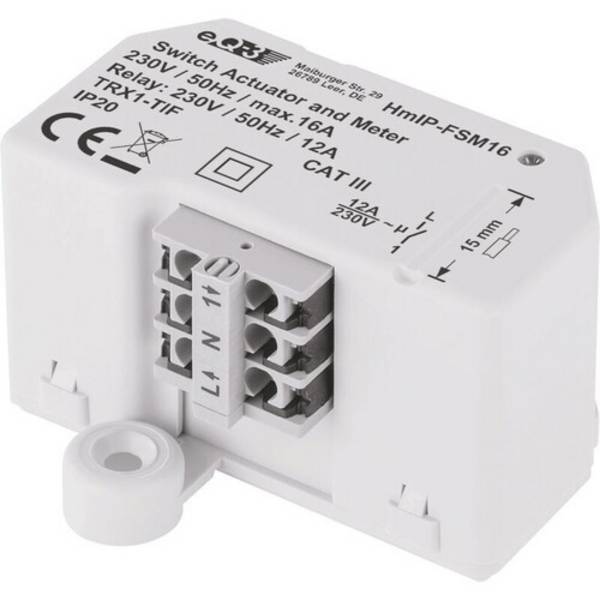 150239A0 EQ-3 Homematic Schalt-Mess- Aktor 16 A Unterputz