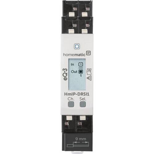 154684A0 EQ-3 Homematic Homematic IP Schaltaktor für Hutschienenmontage-1-fa-0