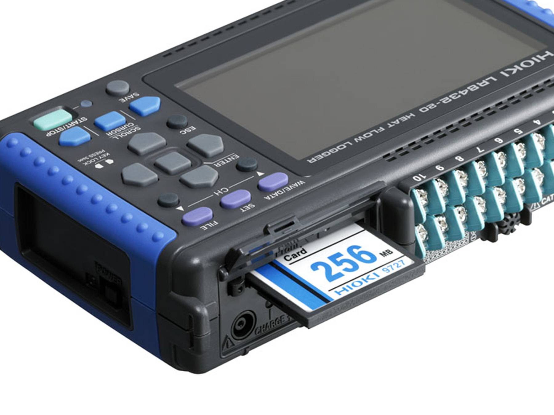 HIOKI LR8432 - Tragbarer 10-Kanal Datenlogger mit nativer Unterstützung für Wärmefluss-Sensoren-3