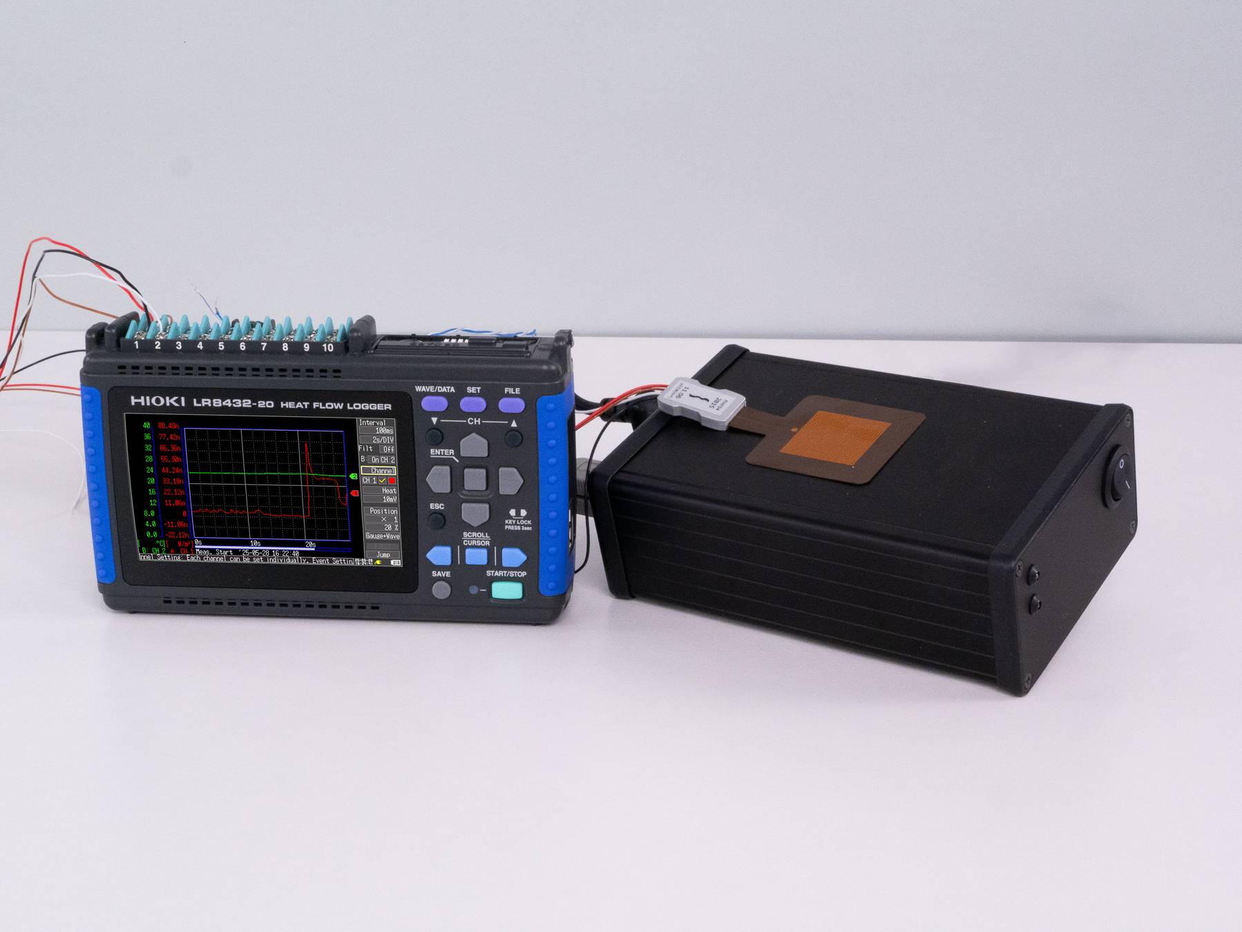 HIOKI LR8432 - Tragbarer 10-Kanal Datenlogger mit nativer Unterstützung für Wärmefluss-Sensoren-4