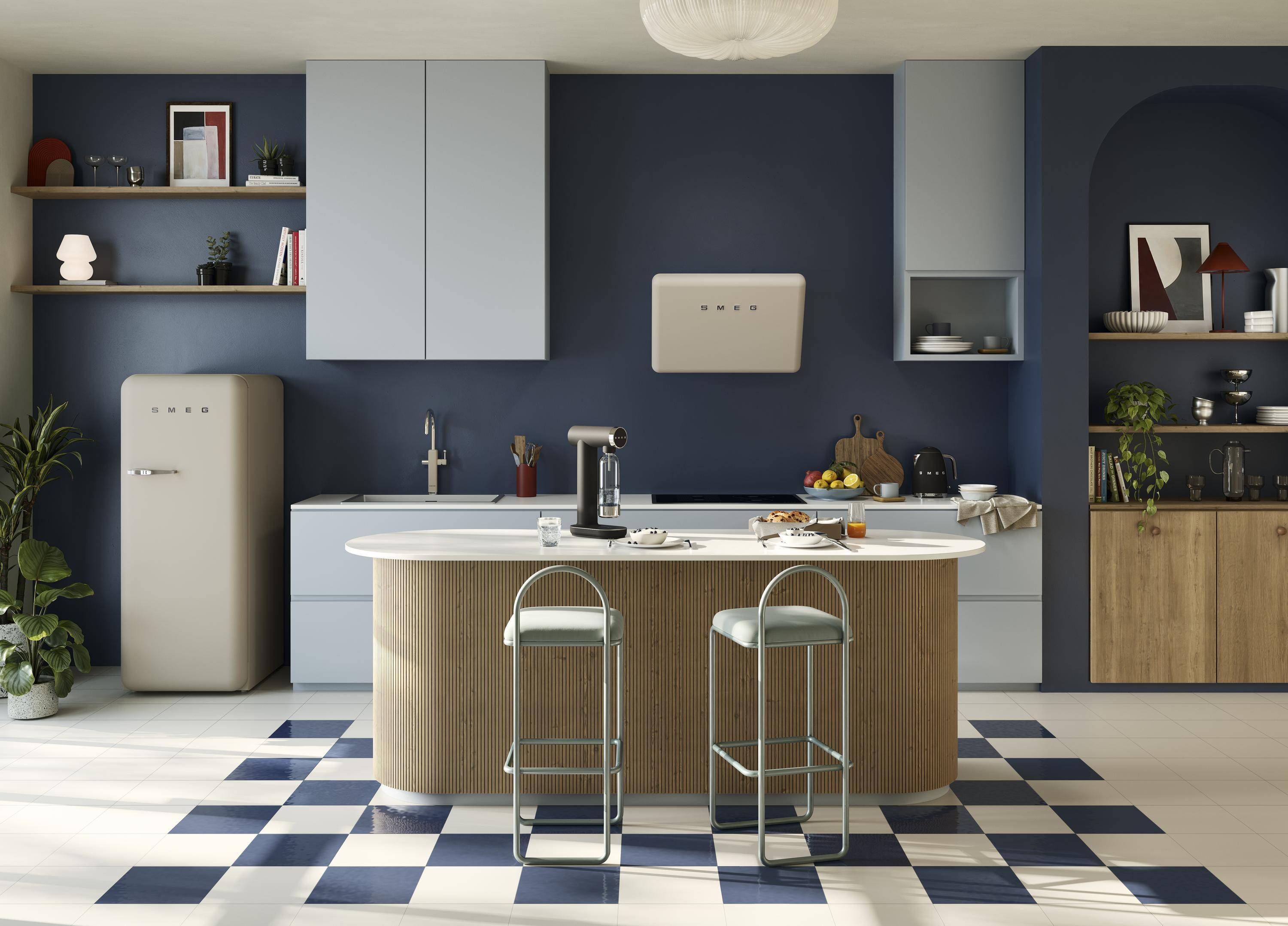 SMEG - Sodamaker Collezione Aesthetic Schwarz-4