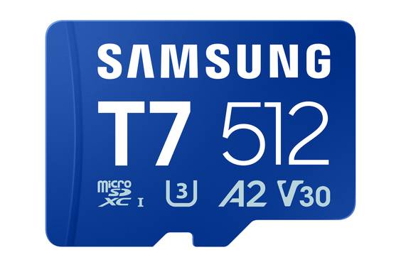 SD MicroSD Card 512GB Samsung SDXC T7 (Class10)