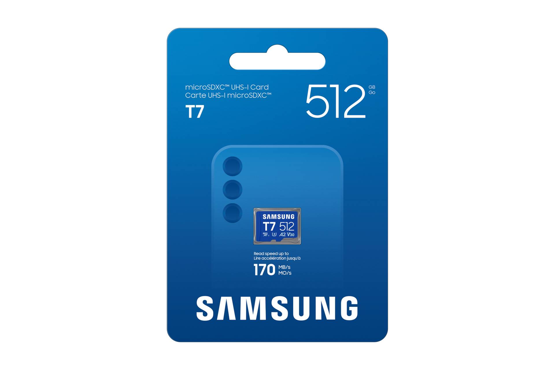 SD MicroSD Card 512GB Samsung SDXC T7 (Class10)-3