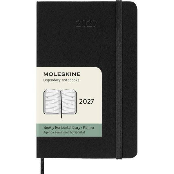 MOLESKINE Taschenkalender 2027, Wochen, P/A6, Hardc.,schwarz-0