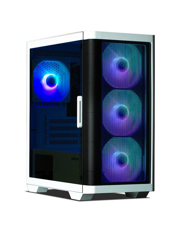 ZALMAN M4 WHITE MATX Mini Tower 4 Fans ARGB Case-0