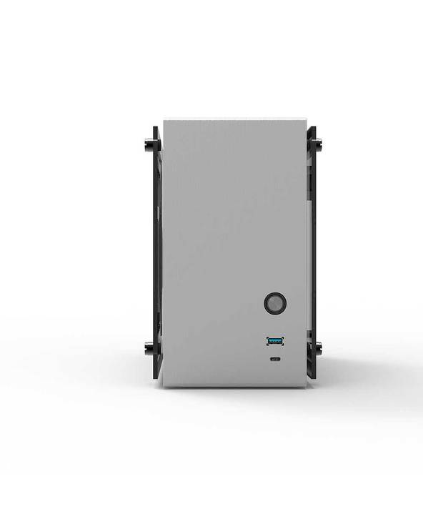 Zalman M2 Mini-Silver - Mini Tower - PC - Acryl - Aluminium - Stahl - Silber - Mini-ITX - Gaming (M2 Mini Silver)-0