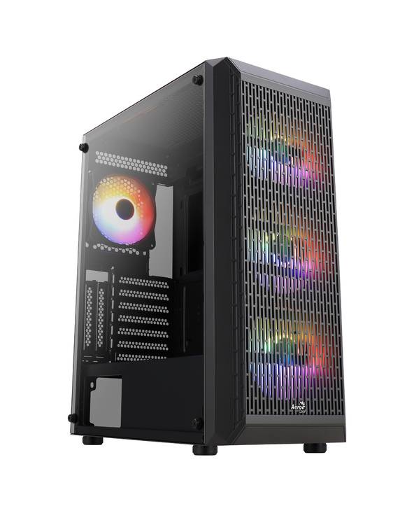 Beam-G-BK-v2 Midi-Tower, Tempered Glass - black-0
