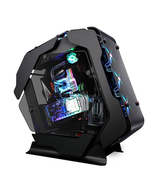 Z-MACHINE 500, Midi Tower, PC, Schwarz, ATX, EATX, micro ATX, Mini-ITX, Aluminiu-0