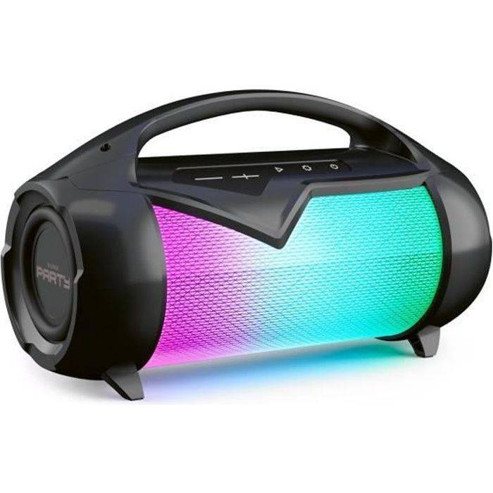 Tragbare Lautsprecher BigBen Connected PARTYBTIPLITE Schwarz-0