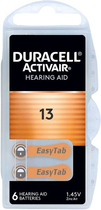DURACELL - Batterie Zinc Air 13 - Batterie - 1,45 V-0