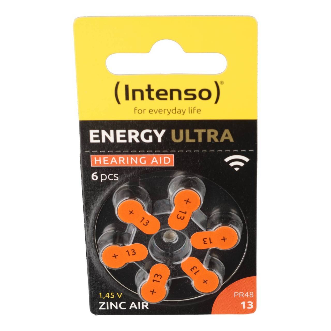 Intenso Hörgeräte-Batterie „Energy Ultra“ – A13 / PR48, 1,45 Volt (6er Pack)-2
