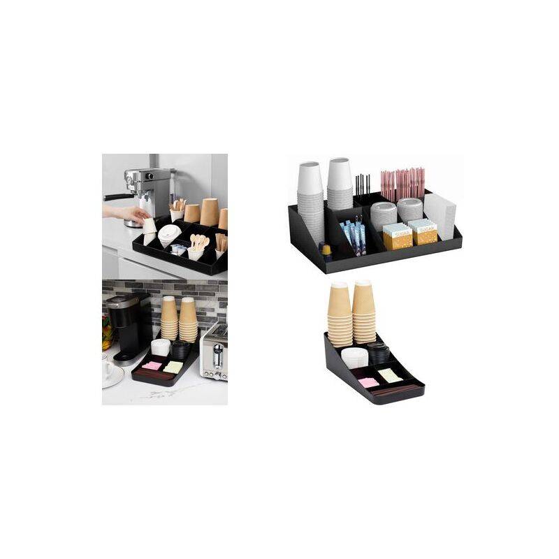deflecto Kaffee- und Tee-Station Organizer, 7 Fächer