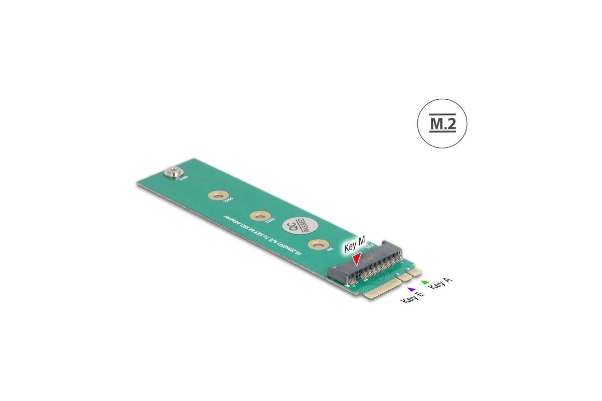 Adapter M.2 Key AE auf M.2 Key M Slot...-0