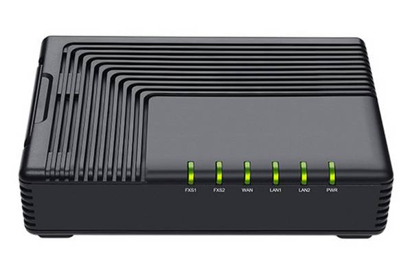 Auerswald 2-Port ATA Analoger Terminal Adapter - Voice-Over-IP - Fax