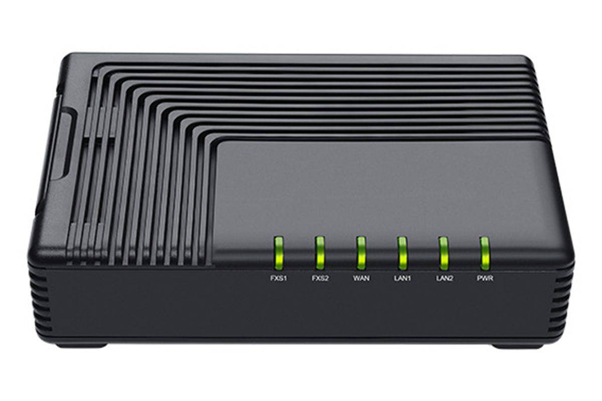 Auerswald 2-Port ATA Analoger Terminal Adapter - Voice-Over-IP - Fax-0
