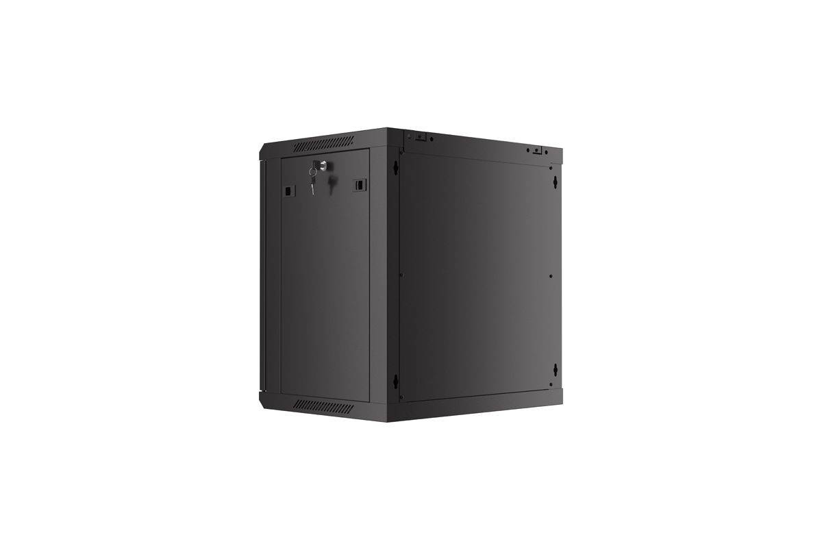 Lanberg Schrank Netzwerkschrank - geeignet für Wandmontage - Schwarz, RAL 9004 - 12U - 48.3 cm (19")-2