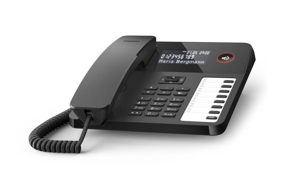 Gigaset Desk 600 - Telefon mit Schnur - Schwarz-0
