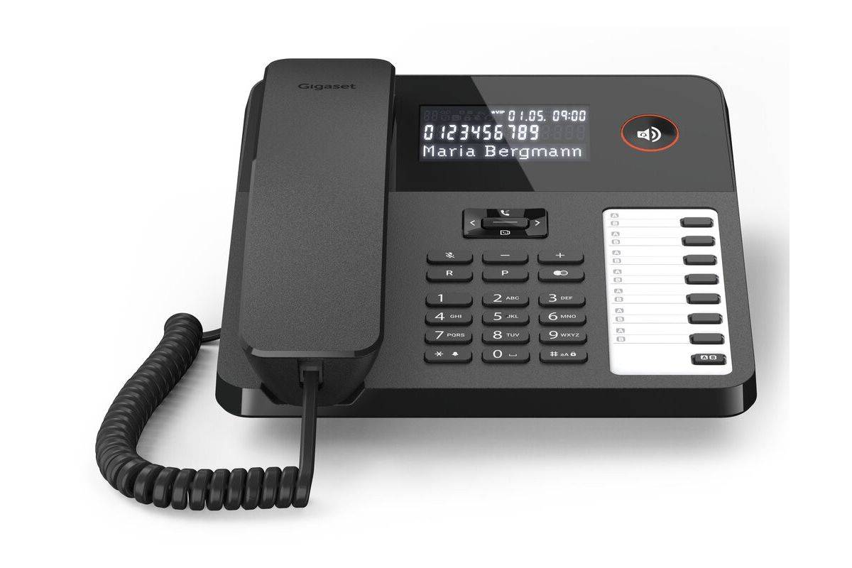 Gigaset Desk 600 - Telefon mit Schnur - Schwarz-1