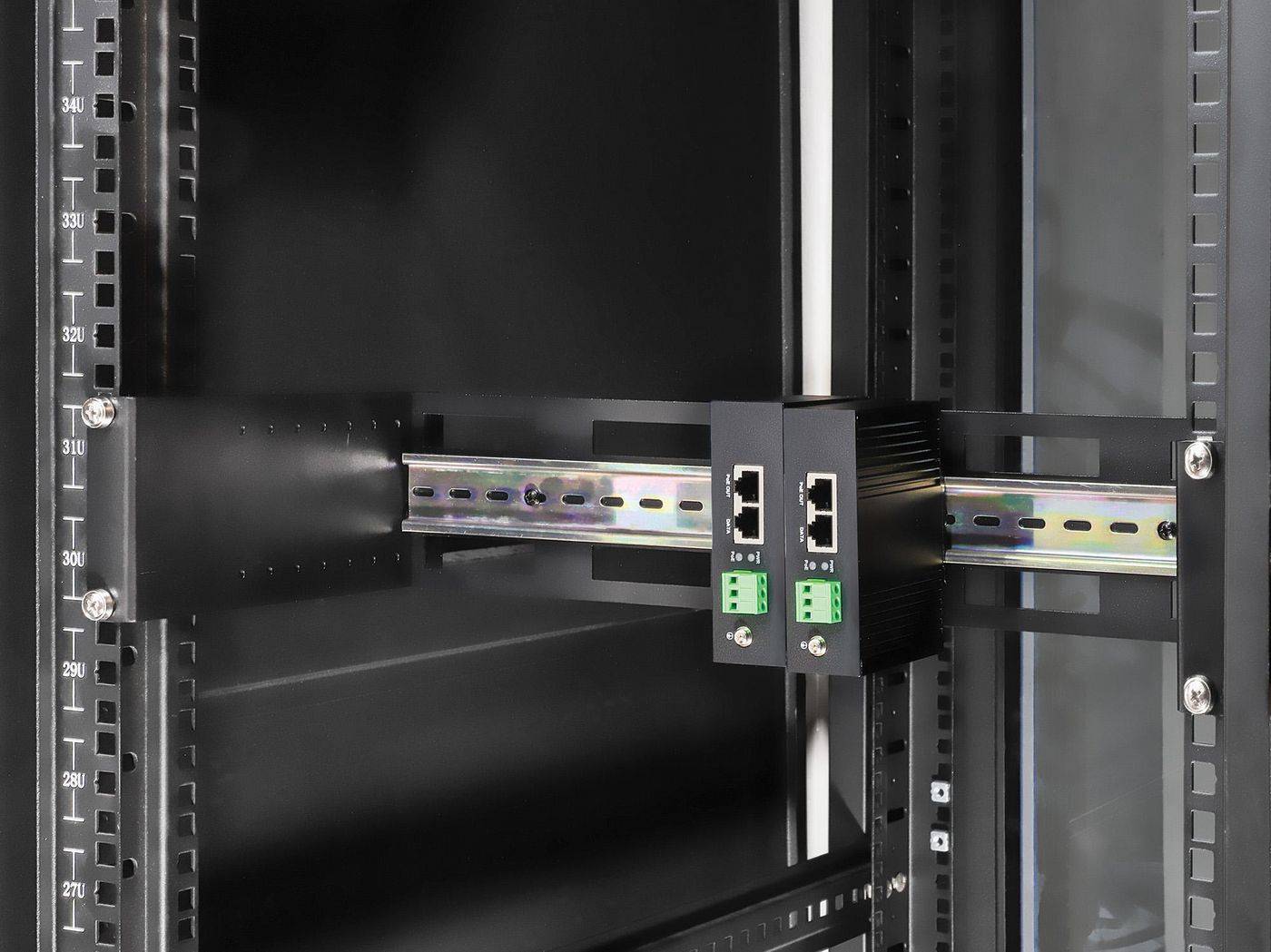 INT 19Z-DIN-Schienenträger 2HE Server, Storage & USV Server-, Speicher- und USV-Zubehör-6