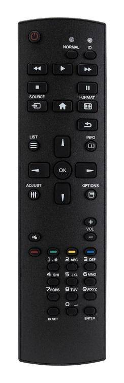 IIYAMA remote Controll RC REMOTEV09 ab 40 Multimedia-Technik Ersatzteile-0