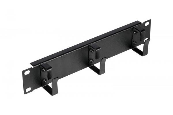 Equip EZMR-10-B - Kabelmanagement-Panel mit Ringen für Rack - Schwarz - 1U - 25.4 cm (10")