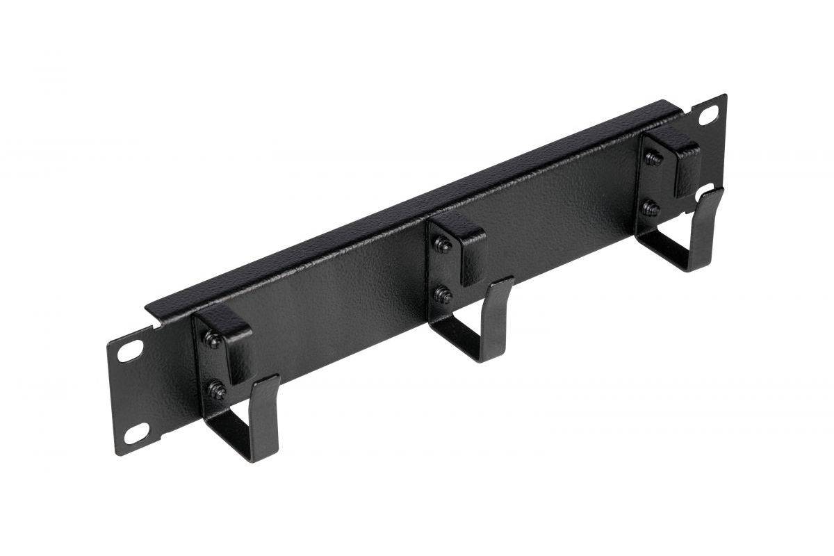 EQUIP - 10"" Kabeldurchführung mit Ringeinsatz 1U schwarz-0