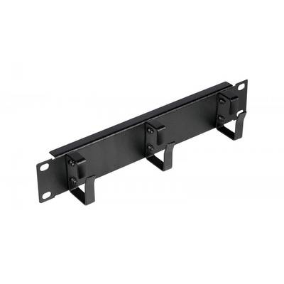 Equip EZMR-10-B - Kabelmanagement-Panel mit Ringen für Rack - Schwarz - 1U - 25.4 cm (10")-0