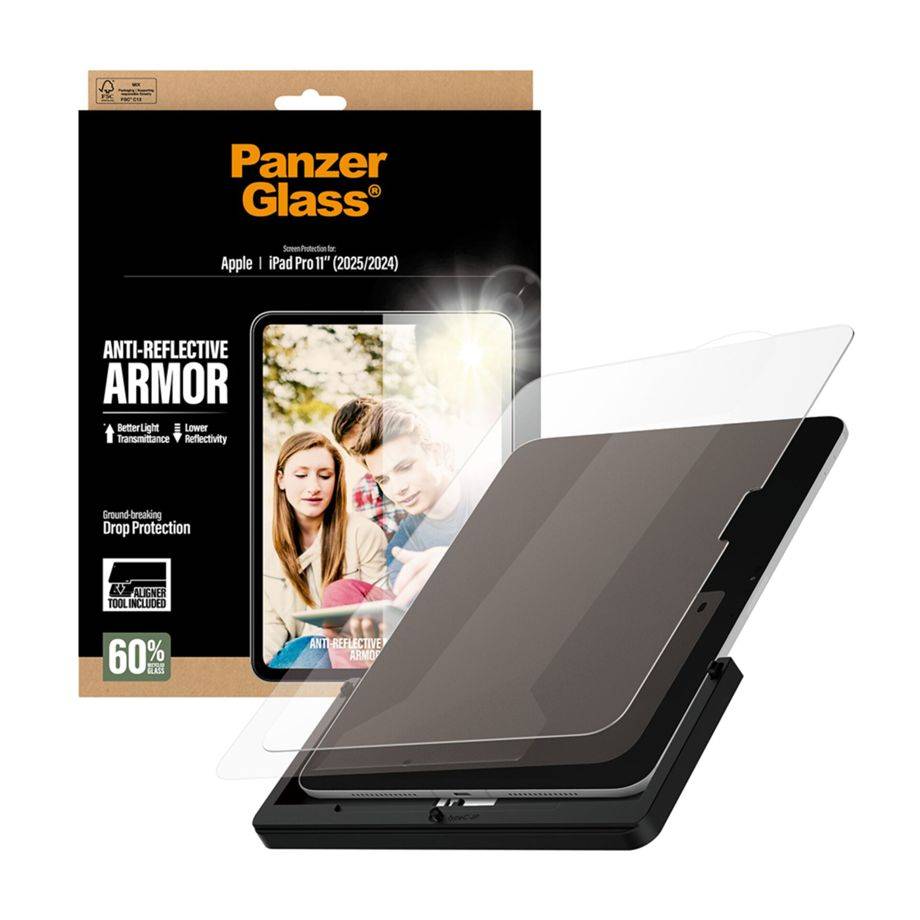 PANZERGLASS - AntiReflective Protector iPad Pro 11 2025/Fastfit-2