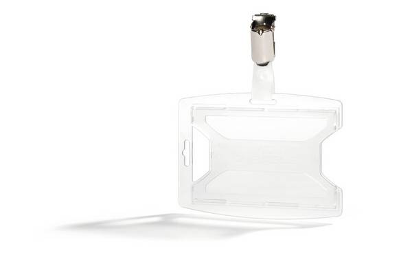 Durable Ausweishalter reXycle mit Clip für 1 Karte 25Stk