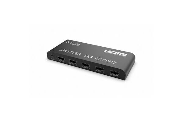 INCA HDMI-Splitter HDMI->5xHDMI2.0/4K/600MHz/6Gbit/s sw Multimedia-Technik Splitter
