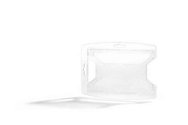 Ausweishalter reXycle 54x85mm für 1 Karte transparent VE=25 Stück