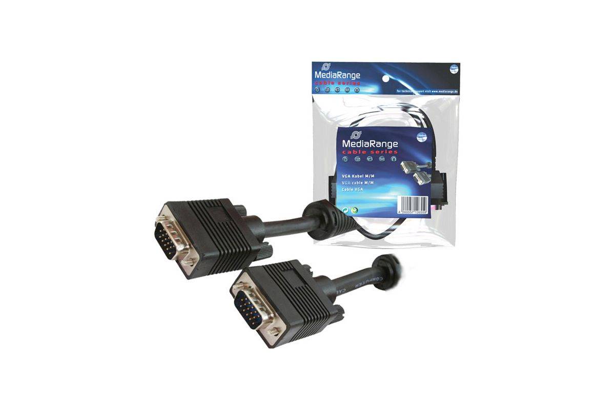 MEDIARANGE VGA-Kabel - HD-15 (VGA) (M) zu HD-15 (VGA)-0