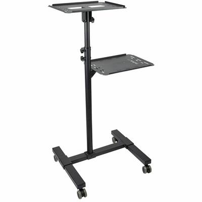 StarTech.com Mobiler Projektor- und Laptopständer/-wagen - Heavy Duty (2 Regale, jeweils 10 kg)-0