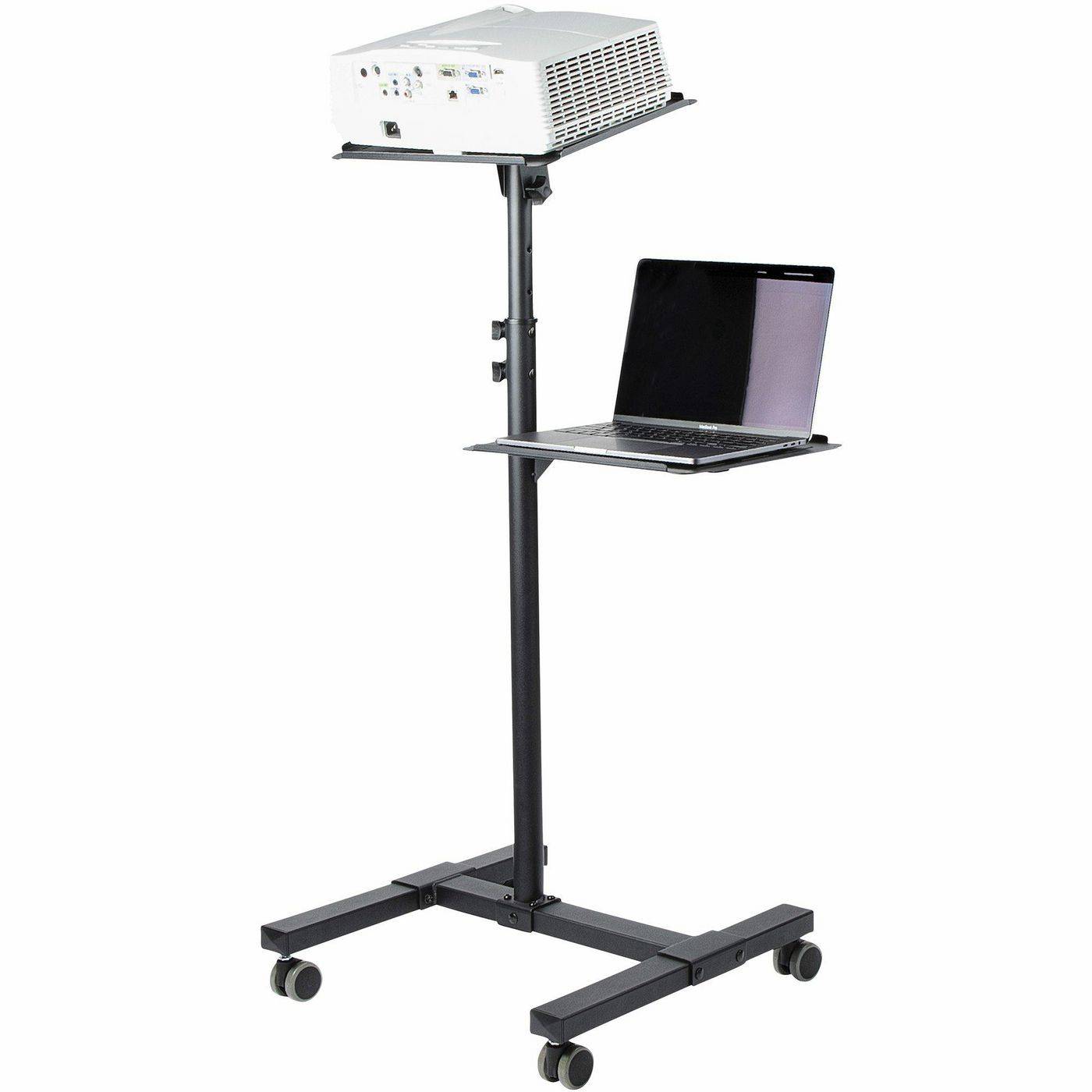 StarTech.com Mobiler Projektor- und Laptopständer/-wagen - Heavy Duty (2 Regale, jeweils 10 kg)-2