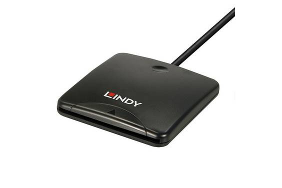 LINDY 43407, USB 2.0 Chipkartenleser