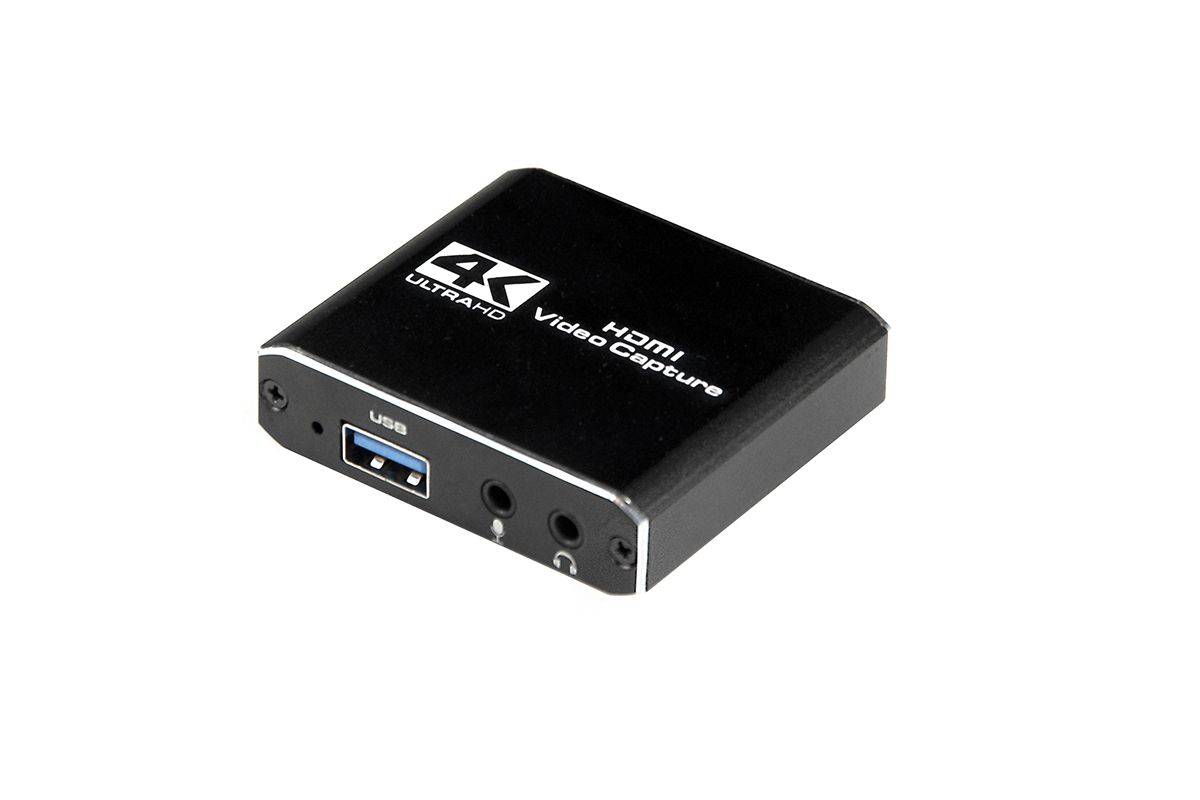 Gembird USB HDMI grabber 4K pass-through Capture your video and audio no Schwarz-0