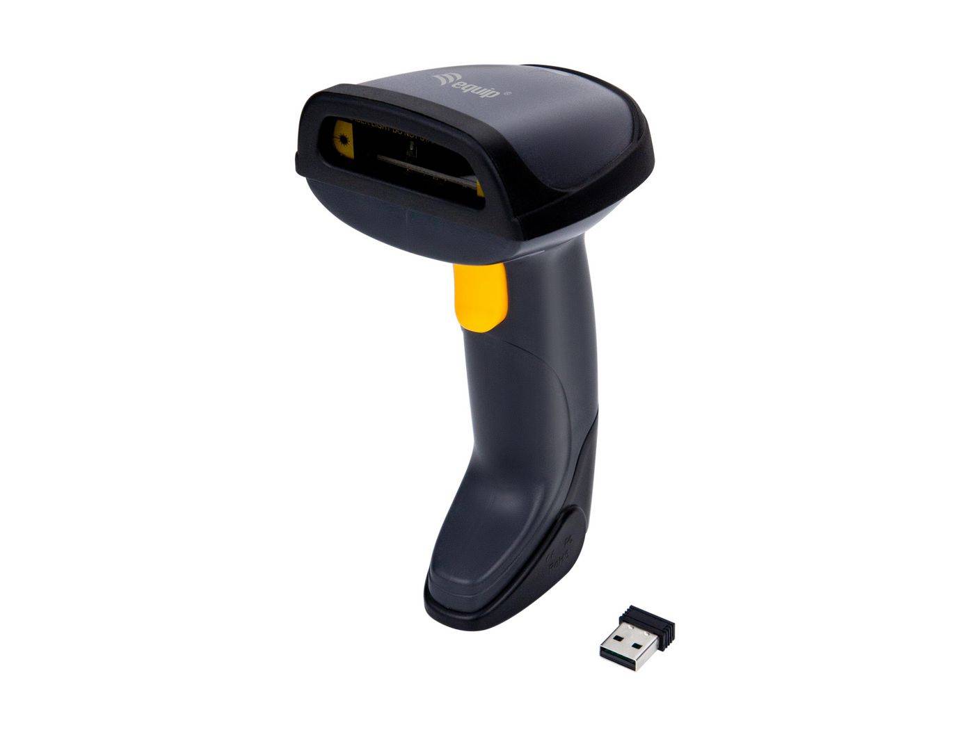 Equip Drahtloser 1D Laser-Barcodescanner, mit Ständer, Tragbares Barcodelesegerät, 1D, LED, Codabar,-4