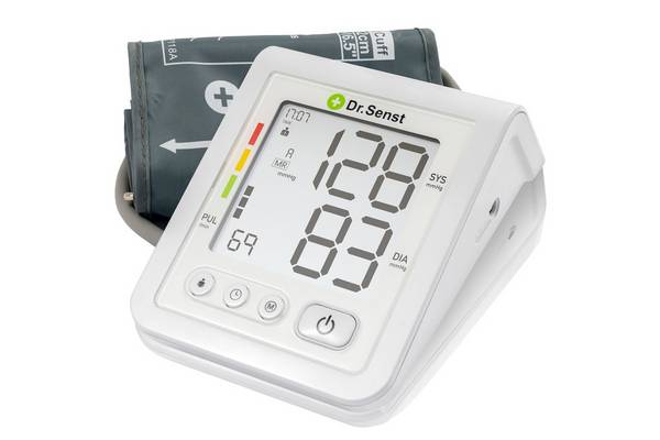 Dr. Senst Blutdruck-Messgerät Oberarm BP118A Multimedia-Technik Blutdruckmessgerät